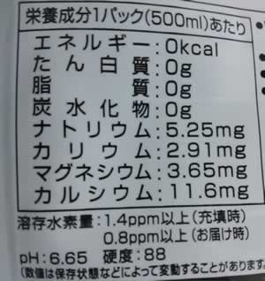 水素たっぷりのおいしい水